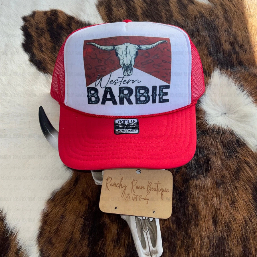 Western Barbie Trucker Hat