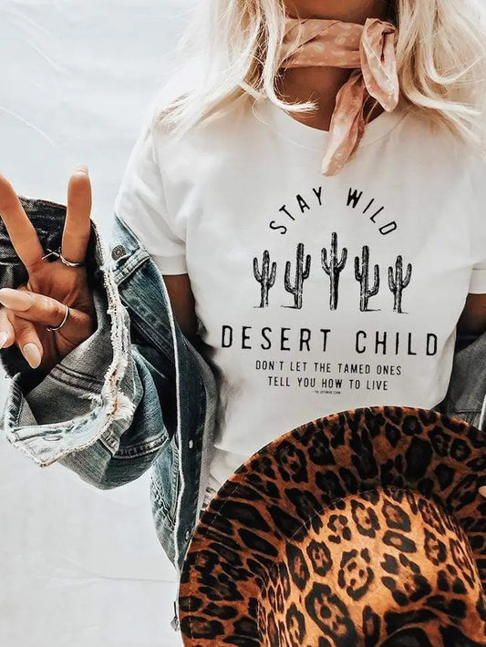 Stay Wild Desert Child Tee